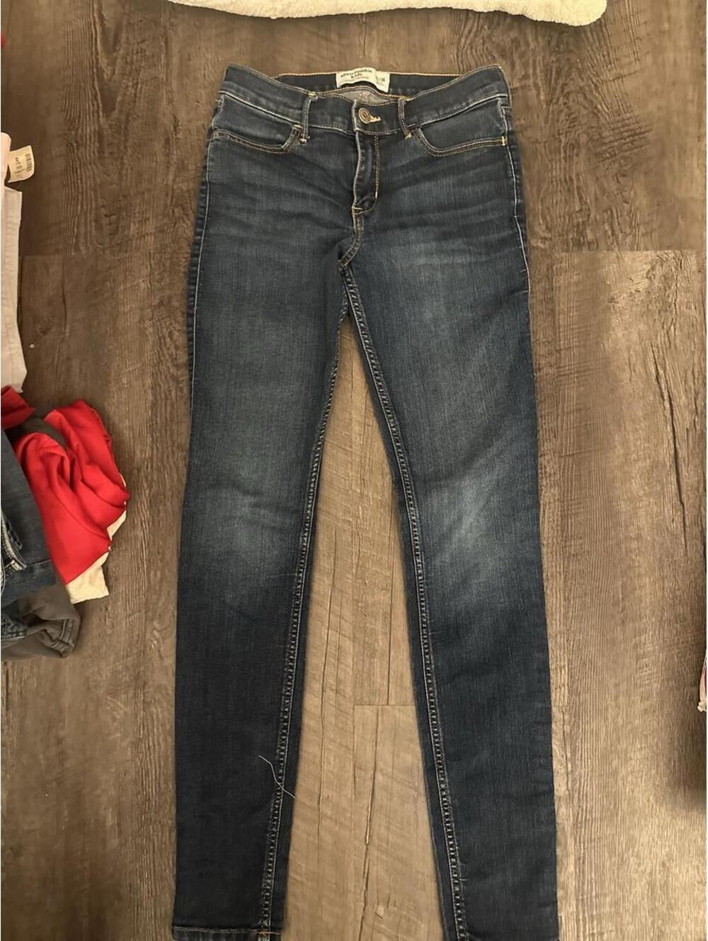 Abercrombie Kids Kid's Navy and Blue Jeans